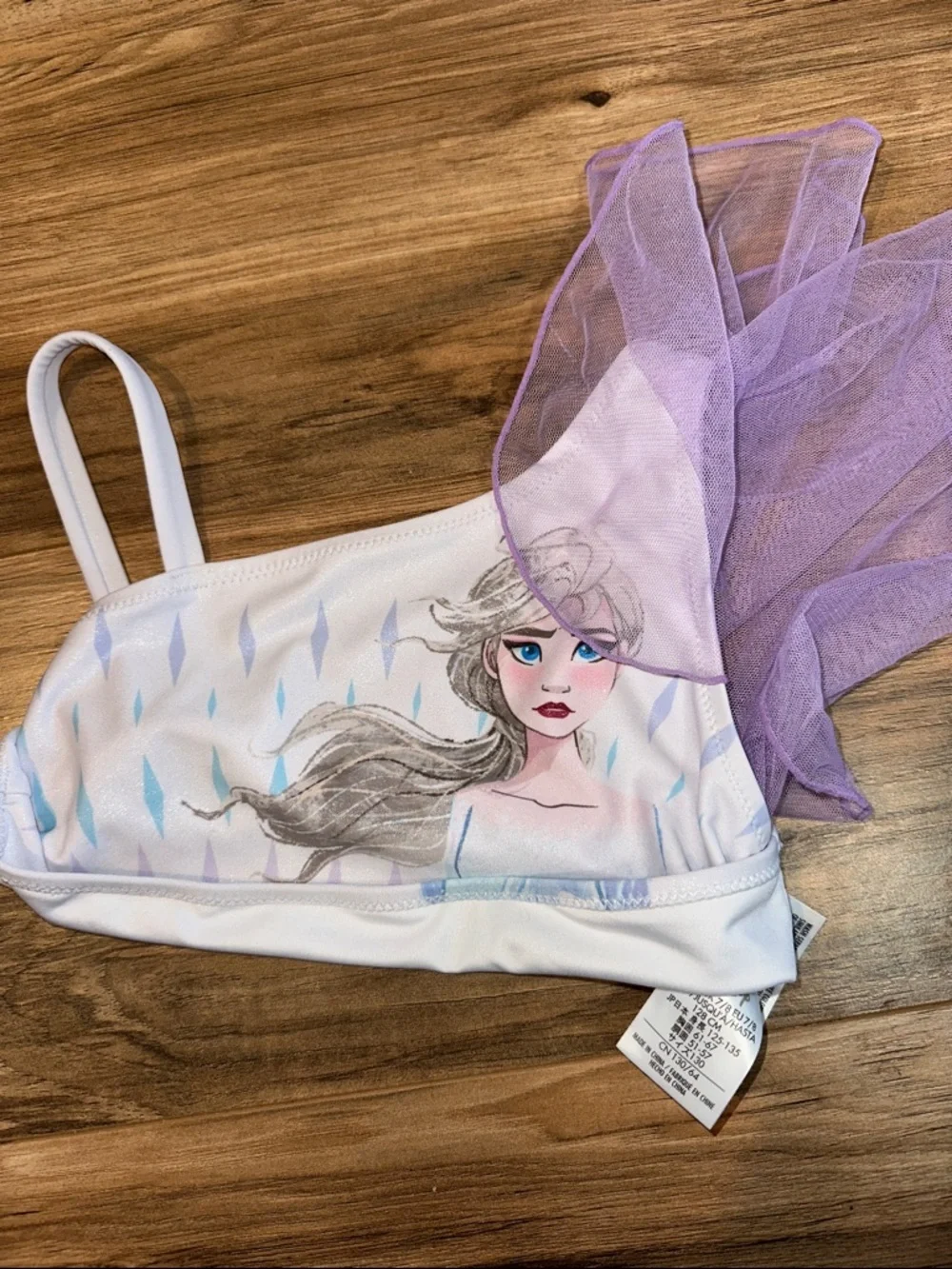 Disney Girls Frozen 2 Elsa Two-Piece Swim Bikini